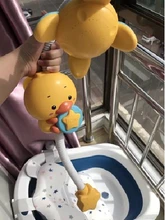Baño del bebé juguetes para niños juguetes de baño pato ventosa para ducha eléctrica Agua pulverizada juguetes para niños fuera piscina tina de baño juguetes rociadores
