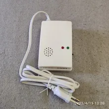 Detector de fugas de Gas, propano, butano, Gas Natural, Sensor de alarma de seguridad, enchufe de la UE