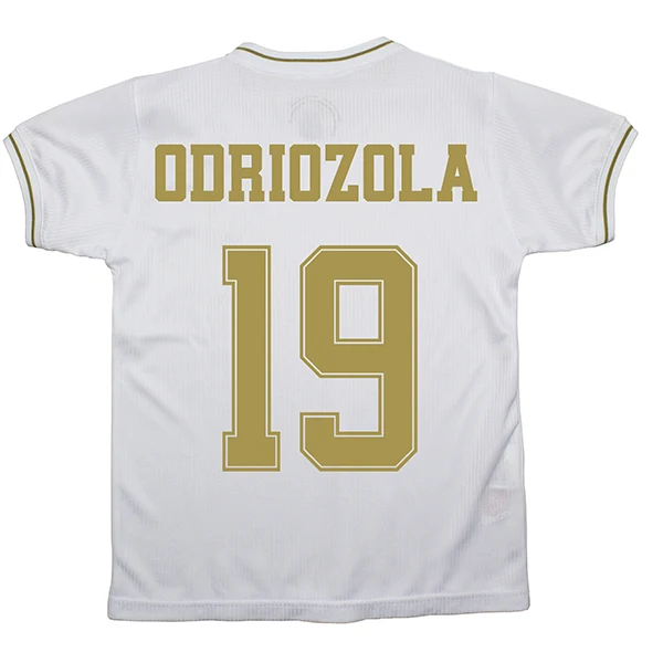 19 Alvaro Odriozola Kit Camiseta y Pantalón Infantil Primera Equipación-Реал Мадрид-Реплика Autorizada-Jugadores - Цвет: 19 Alvaro Odriozola