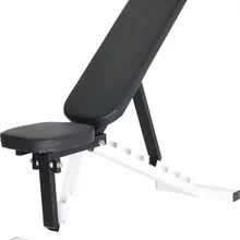 Скамья для жима лежа Barfits нагрузка до 350кг бело-черная