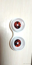 AMARA-lentes de contacto de colores para Halloween, 1 par, para ojos, maquillaje, fiesta, 1 año