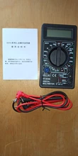 Multímetro Digital LCD de DT-830B, amperímetro, medidor de ohmios, voltímetro, AC DC 750, 1000V