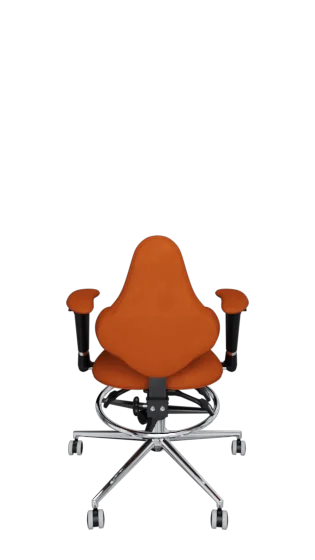 Кресло офисное KULIK SYSTEM KIDS Оранжевый для детей и подростков Компьютерное Эргономичное 5 зон контроля позвоночника