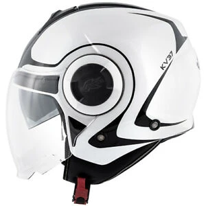 Helm Jet Kappa (Givi) Kv 37 Twist Glitter Putih Hitam, Gratis Pengiriman  Semenanjung|Helm| - AliExpress
