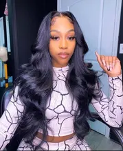 Body Wave-pelucas de encaje con cierre para mujer, pelucas de cabello humano ondulado peruano, ISEE Hair 180% de densidad, pelucas de cabello humano con cierre de encaje