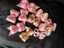 Small Dog Product Hair-Clips Grooming-Accessories Rubber-Band Pet-Dog Cat 10pcs/Lot Hand-Made