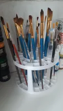 Soporte portátil para pincel de pintura, suministros de pintura para escritorio de estudiante, organizador, 49 agujeros, nuevo