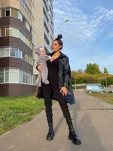 Jacket Coat Oversized Nerazzurri Long-Sleeve Drop-Shoulder Black Plus-Size Womens Zipper