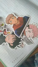 Pegatinas impermeables de Anime Jujutsu Kaisen para casco de motocicleta, pegatinas de dibujos animados para equipaje, 10/30/50/100 Uds.
