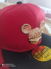 Oro Mickey oído sombreros para bebés varones de accesorios de bebé niña lindo béisbol Hip Hop gorras de los niños de dibujos animados deporte gorra ajustable 2-8Y