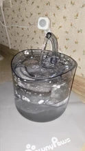 DownyPaws-fuente de agua automática para gato con grifo, dosificador de agua para perro, filtro transparente, bebedero para mascotas, alimentador con Sensor