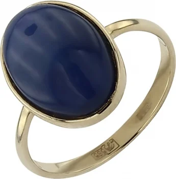

Aloris ring with 1 sapphire in red gold