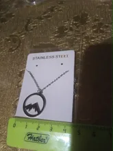 Jisensp-Collar con colgante de ondas bohemias para mujer, joyería de acero inoxidable, amuletos de surfista para playa, bisutería femenina