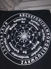 Mantel para Tarot, almohadilla de cartas de adivinación, péndulo, Tarot mágico, mesa de juegos de mesa