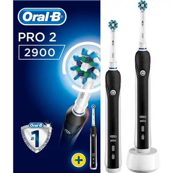 

Oral-B Pro 2900 Black 2-pack Advantage Rechargeable Toothbrush