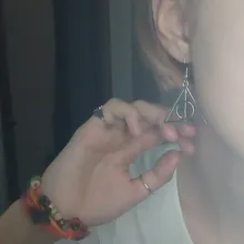 Triangle Earrings Jewelry Movie Minimalist Vintage Retro Women Wholesale Fashion 