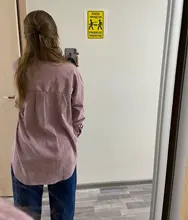 KPYTOMOA-blusas holgadas asimétricas de manga larga para mujer, camisas de pana con bolsillos de gran tamaño a la moda, Tops Chic para mujer 2020