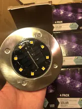 Waterproof Lamp Deck Ground-Lights Floor-Decoration Security-Lighting Buried Yard Solar-Powered