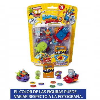 

SuperZings Series 4-Blister Card From Vehicles and Figures collectibles