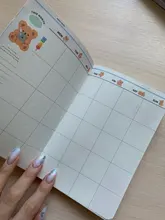 Bentoy Milkjoy-Colgante para diario, 90 Uds., oso, cuaderno, planificador de viaje, funda para Bloc de notas, diario de Corea, Japón