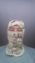 Multicam camuflaje Balaclava bufanda para todo el rostro máscara senderismo ciclismo y caza ejército moto militar cubierta de la cabeza táctico Airsoft gorra para hombres