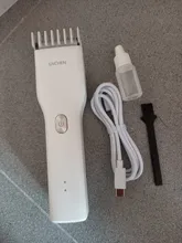 ENCHEN Boost-cortauñas Profesional para hombre, Kit de barbero, cortador de cerámica, dos velocidades, maquinilla eléctrica para cortar el pelo, para niños