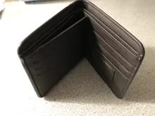 Billeteras informales para hombre, billetera plegable corta de cuero, monedero, 17 tarjetero