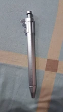 Vernier-Herramienta de calibre, bolígrafo negro/azul, calibrador Vernier plateado, bolígrafo multifunción, regalos escolares creativos, 0-100MM
