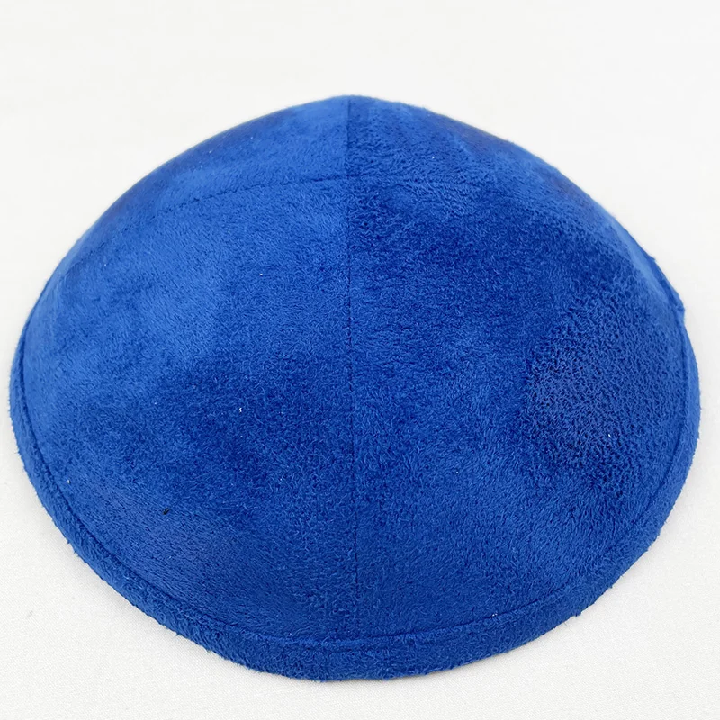 Замшевая Кепка Kippah Yarmulke еврейский Ямака из Израиля Еврейская с зажимом |