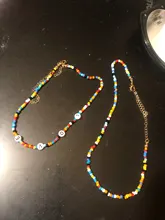 Collar de satélite multicapa con cuentas de arcoíris para mujer, joyería Bohemia hecha a mano, con personalidad