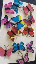 Wall-Stickers Magnet Flower Adhesive-To-Wall Baby Rooms Home-Decoration Kitchen Butterfly