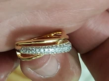 Huitan-Anillos cruzados de alta calidad para mujer, joyería de moda para boda, compromiso, fiesta, cristal brillante de circón
