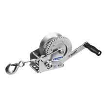 Лебедка ЗУБР 43113-1.1(Тяга 1,1 т, трос стальной 8 м, механическая барабанная лебедка