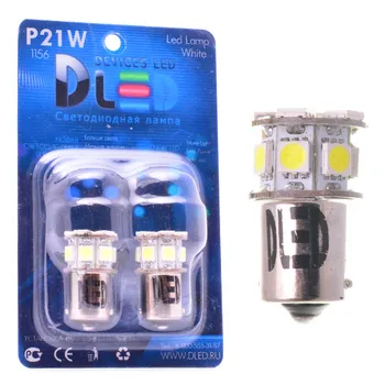 

1pcs LED Car Lamp 1156 - P21W - S25 - BA15s - 9 SMD 5050
