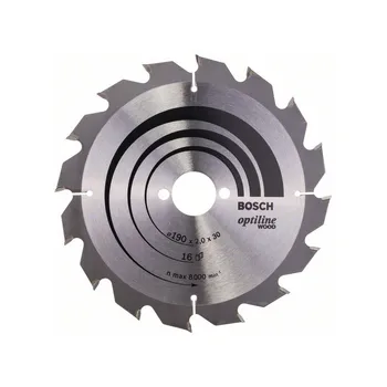 

BOSCH-circulate saw Blade Optiline Wood 190x30x2,0mm 16