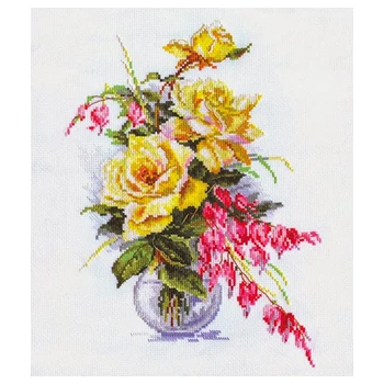 

2-20 set for embroidery Alice 'yellow wanted '21*29 cm