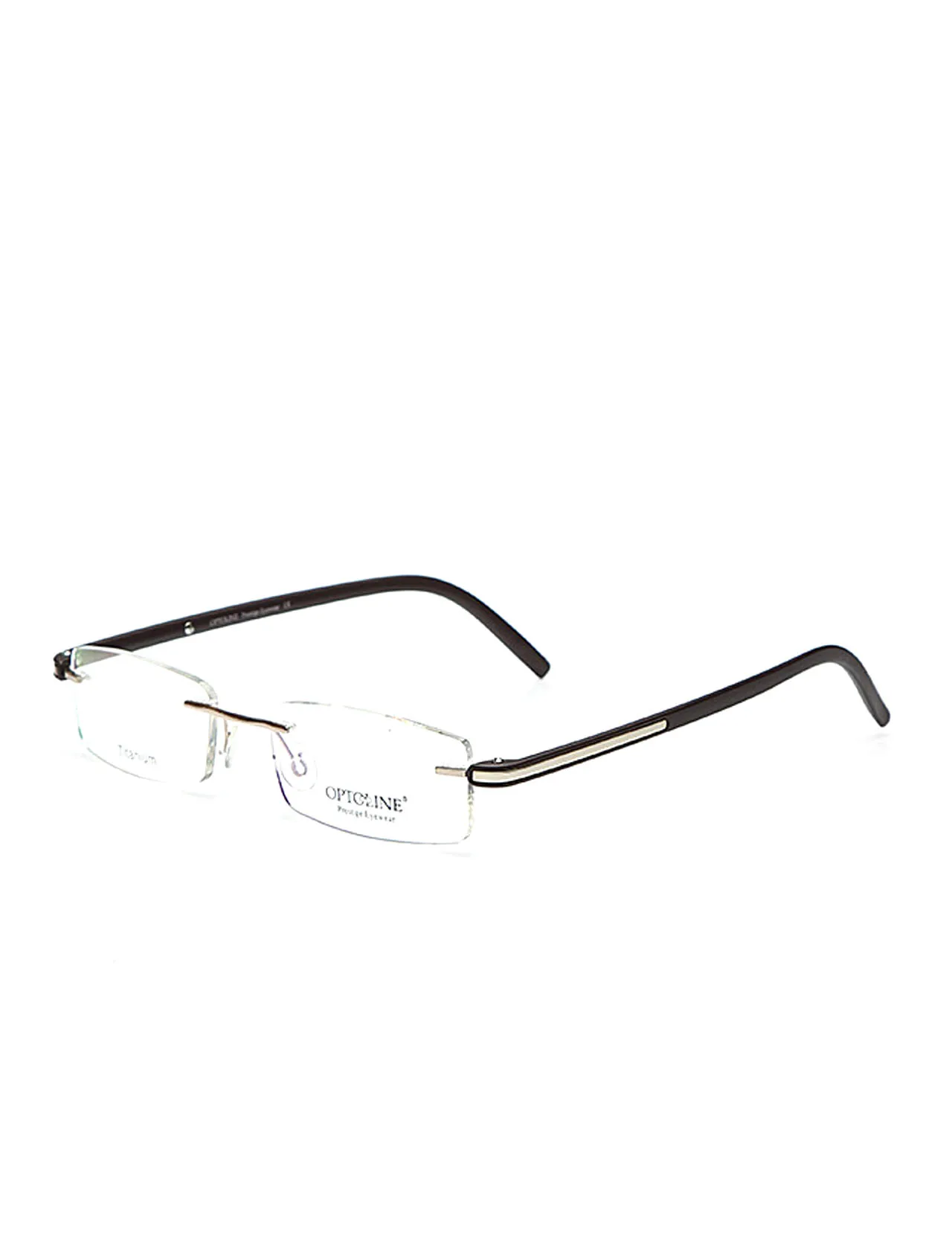 

Markamilla Unisex Reading Glasses Frame Demo Glasses Eyewear Transparent High Quality Women MenOptoline F-S 6004 C01