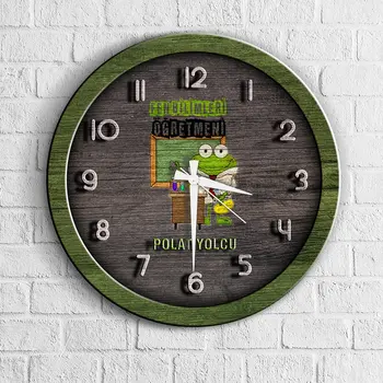 

Personalized Professional Science Science Teacher Wood Wall Clock-1