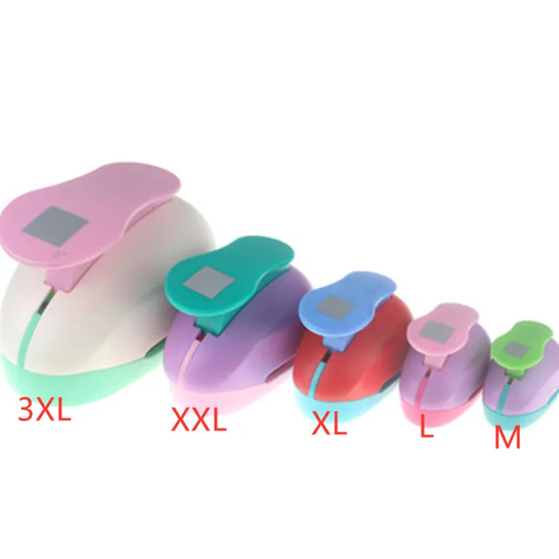 18mm-53mm Square Shaped craft punch Scrapbooking School DIY Paper Cutter EVA foam Geometry Hole Punches