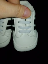 Zapatos de bebé para recién nacidos, zapatillas de Primeros Pasos a rayas, con cordones, de cuero PU, suelas blandas, 0 a 18 meses