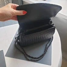 Bandolera de cuero para mujer, diseño de marca de lujo, 100%, tejido de piel de oveja, alta gama, gran capacidad, 2021