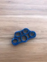 Pinza de mano elástica para entrenamiento de fuerza, expansor de mano para gimnasio, fuerza de embrague, 3/4/5KG