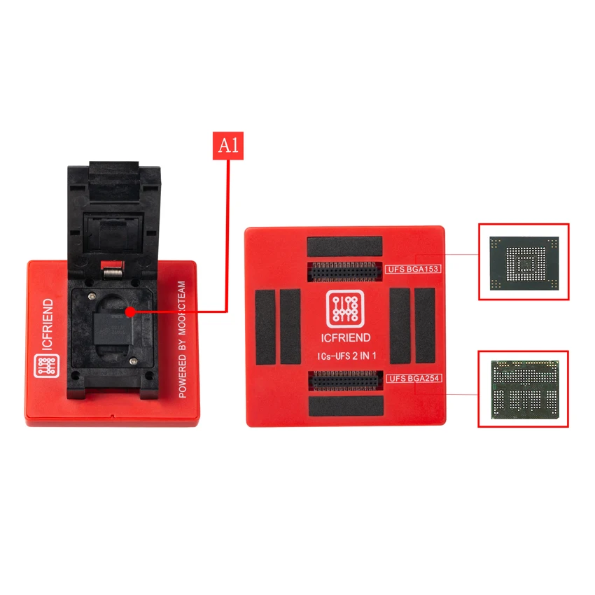 Новый оригинальный Moorc UFS BGA 3 в 1 для Z3X легкий Jtag Plus Box work поддержка 153 254 95