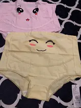 Bragas de maternidad para mujer, ropa interior para embarazadas con dibujos animados, calzoncillos lindos