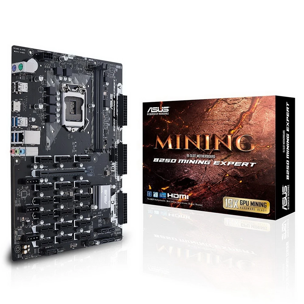 Материнская плата ASUS B250 MINING EXPERT/CSM | Компьютеры и офис