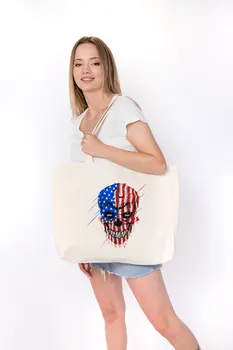 

Angemiel Bag US Kurukafası Shopping Beach Tote Bag