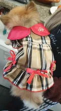 Dress Costume Dog-Puppy-Clothes PET PETCIRCLE Small Dog Classic Check Fit Pet-Cat All-Seasons