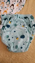 Pañal reutilizable lavable para bebé, paño de entrenamiento infantil, bragas con insertos, pañales, cubierta de 6 capas, trajes de envoltura para niña y niño