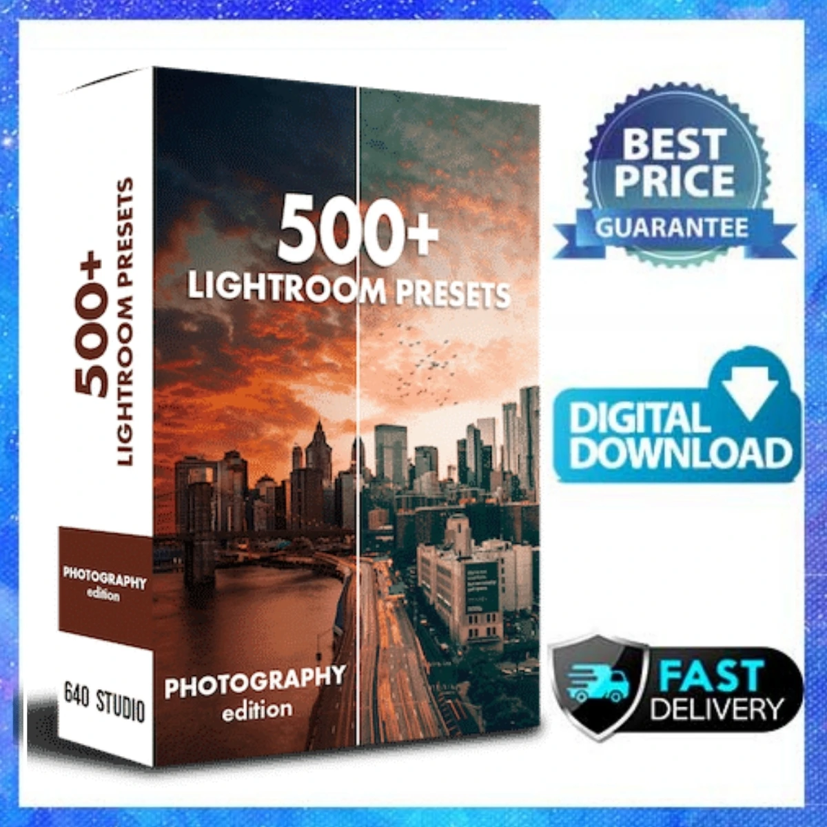 Paquete completo de Presets de luz, 500 +, rápido
