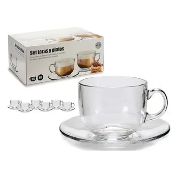 

Set of 6 Cups with Plate Vivalto 450 ml